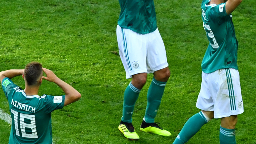 נבחרת גרמניה הודחה מהמונדיאל