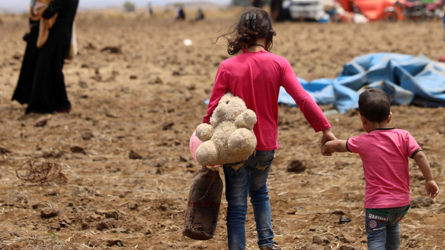פליטים סורים מאזור דרעא