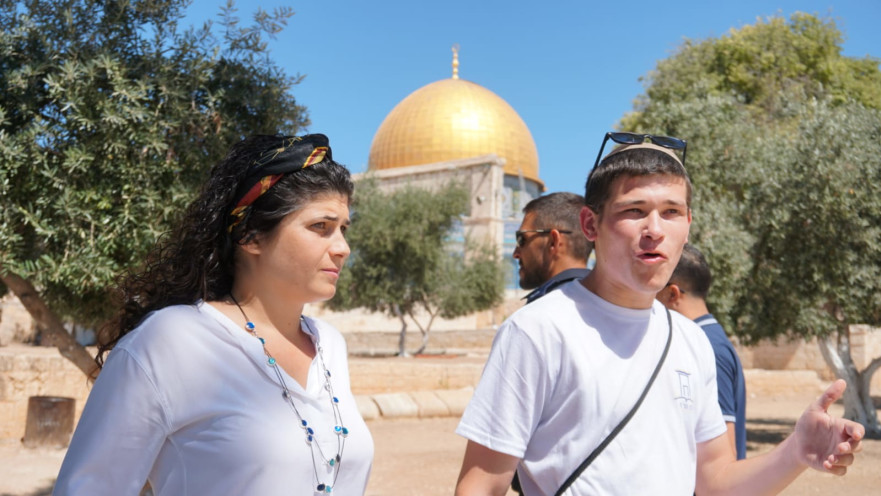 ח"כ שרן השכל בהר הבית 