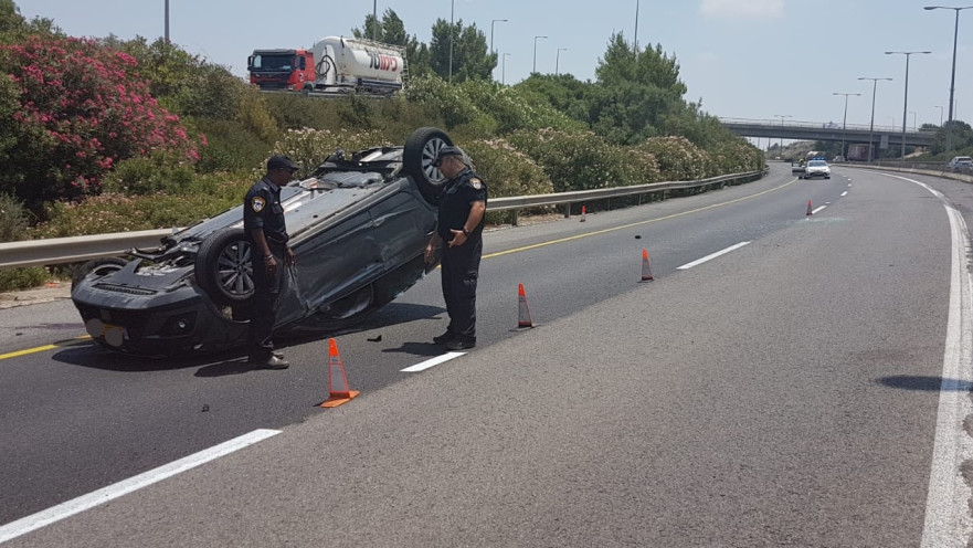 תאונת דרכים סמוך למחלף אליקים