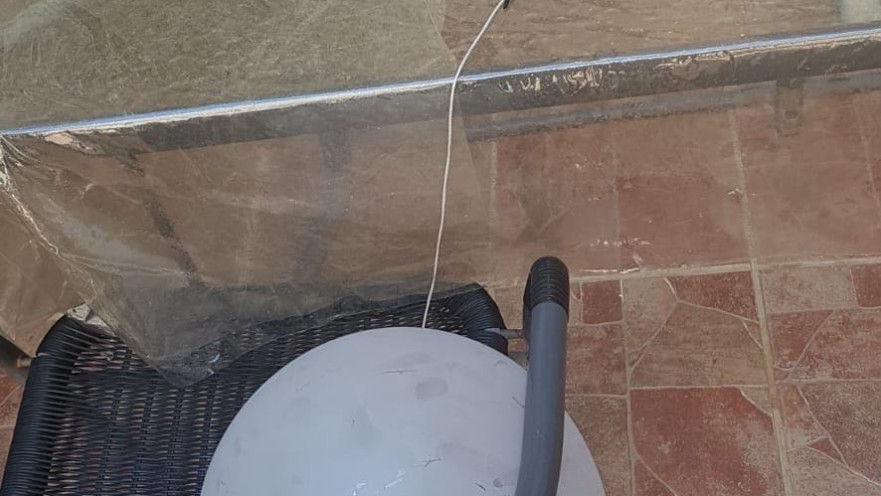 בלון התבערה שנחת בירושלים