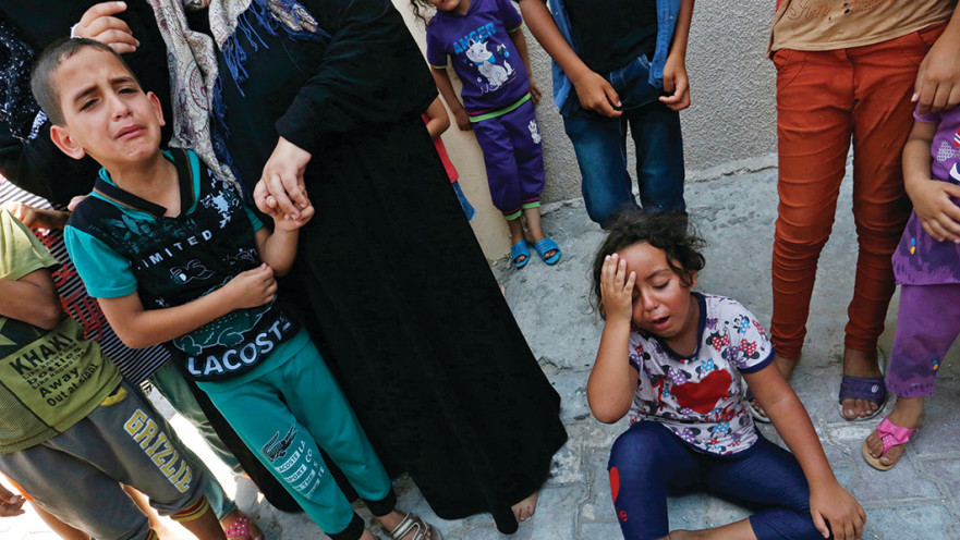 קרובי משפחה של מחבל חמאס שנהרג 