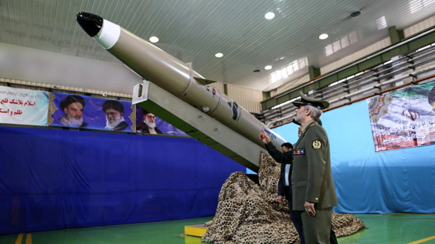 הטיל "פאתח מוֹבּין" שנחנך ע"י איראן