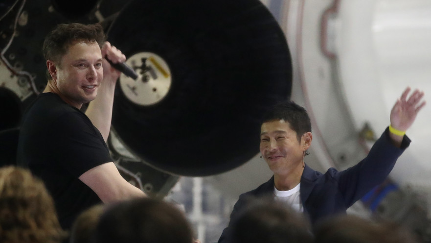 יוסאקו מאזאווה, אילון מאסק