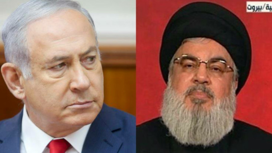 בנימין נתניהו והשייח נסראללה