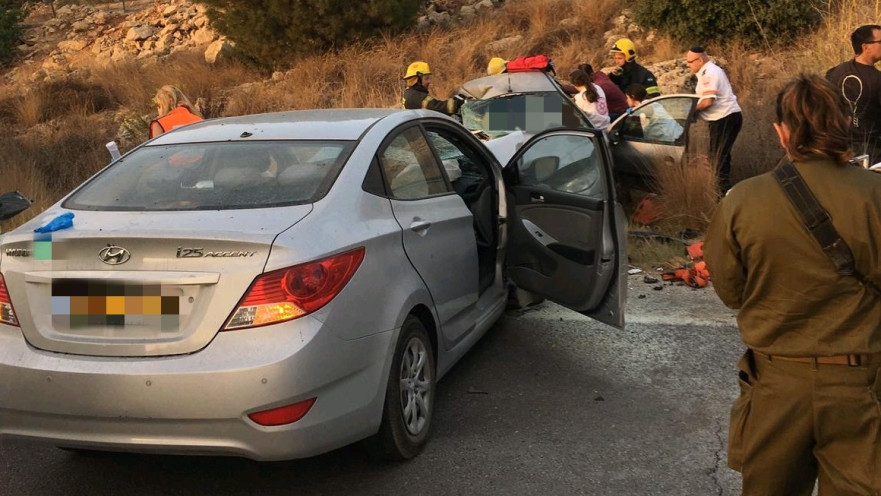 תאונת דרכים סמוך לבית אריה