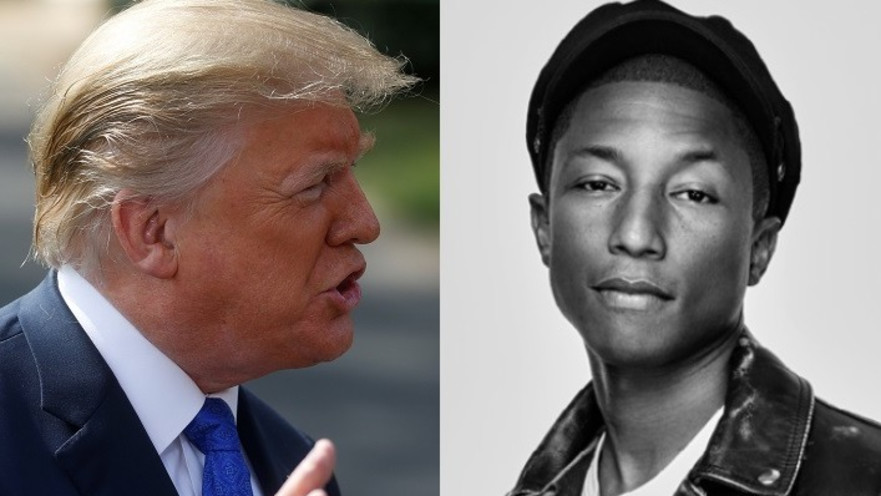 פארל וויליאמס, דונלד טראמפ