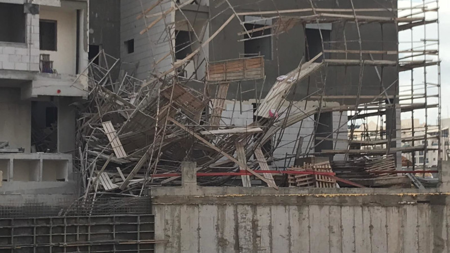 קריסת הפיגומים בפתח תקווה 