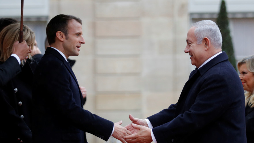 בנימין נתניהו, עמנואל מקרון