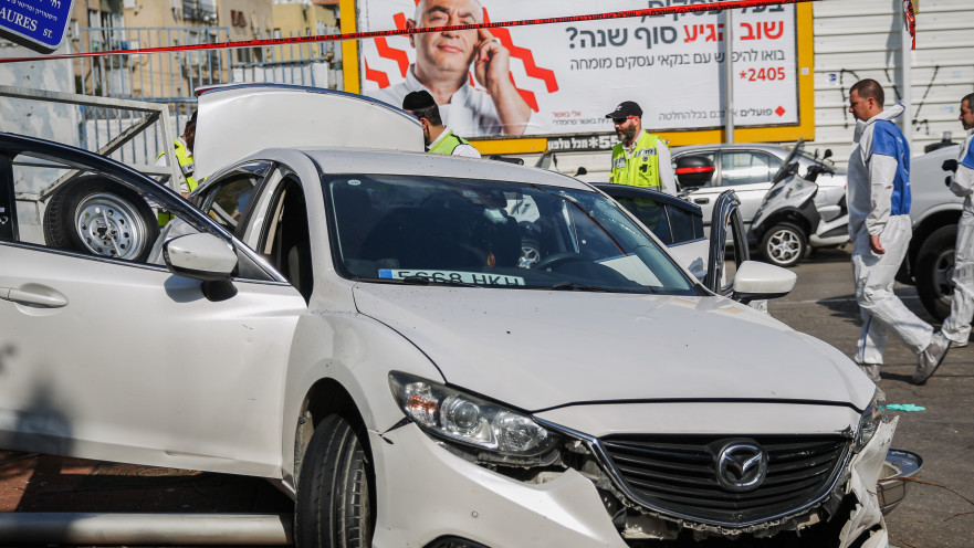 הרכב מהחיסול בחולון