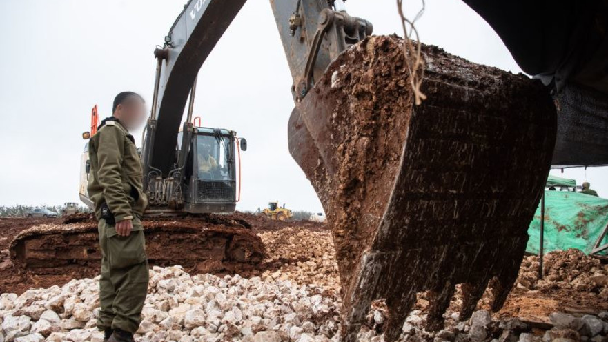 עבודת לוחמי צה"ל במבצע "מגן צפוני"