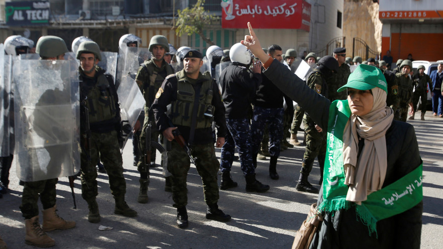 הפגנה של חמאס בחברון