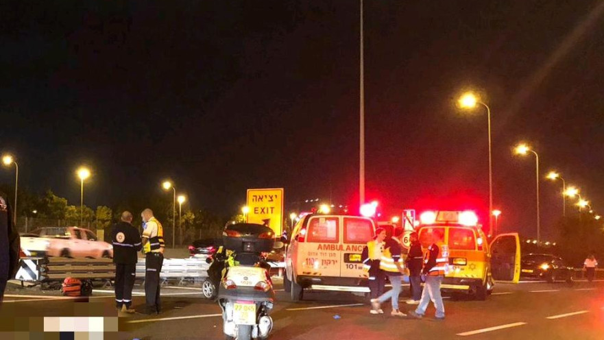 תאונת דרכים במחלף קק"ל