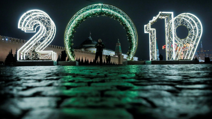 הכיכר האדומה במוסקבה מוכנה לקראת 2019