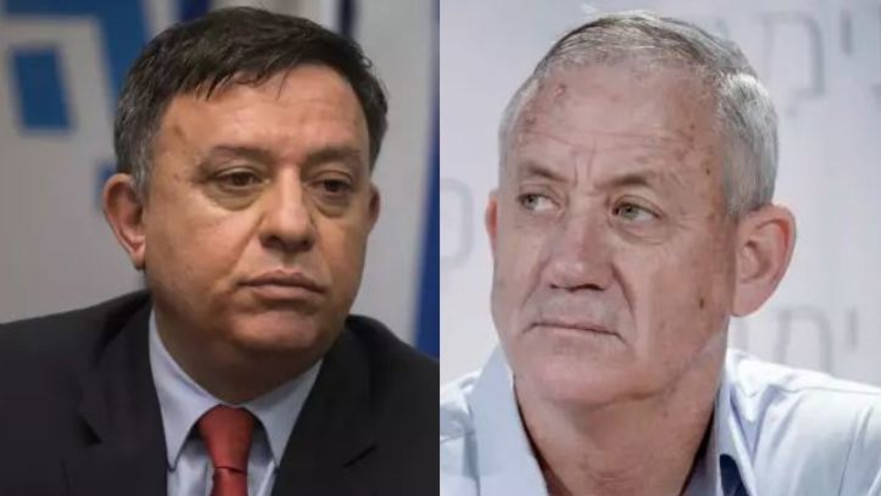 בני גנץ ואבי גבאי