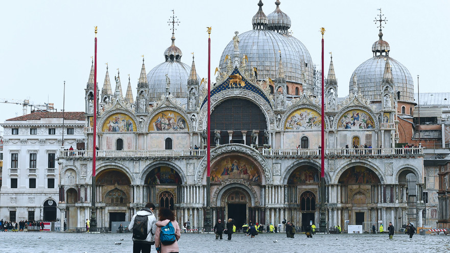כיכר סן מרקו. יותר מ-60 הצפות בשנה