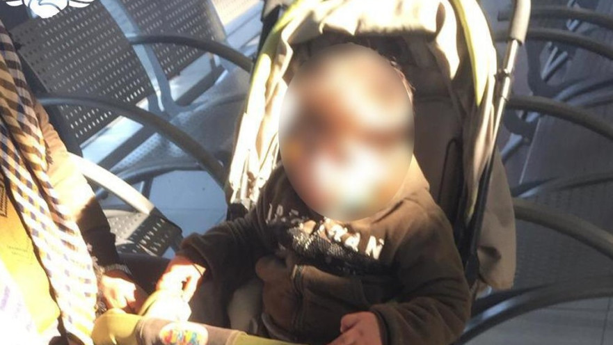 ילד שננטש השבוע במעבר ארז