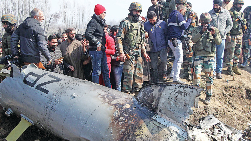 המטוס שהתרסק בחבל קשמיר