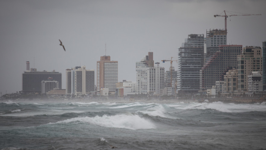 מזג אוויר חורפי בתל אביב