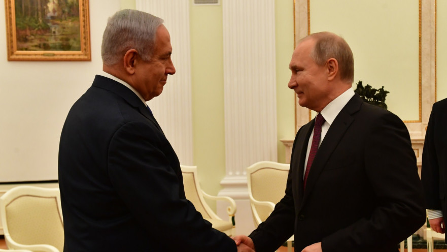 בנימין נתניהו, ולדימיר פוטין