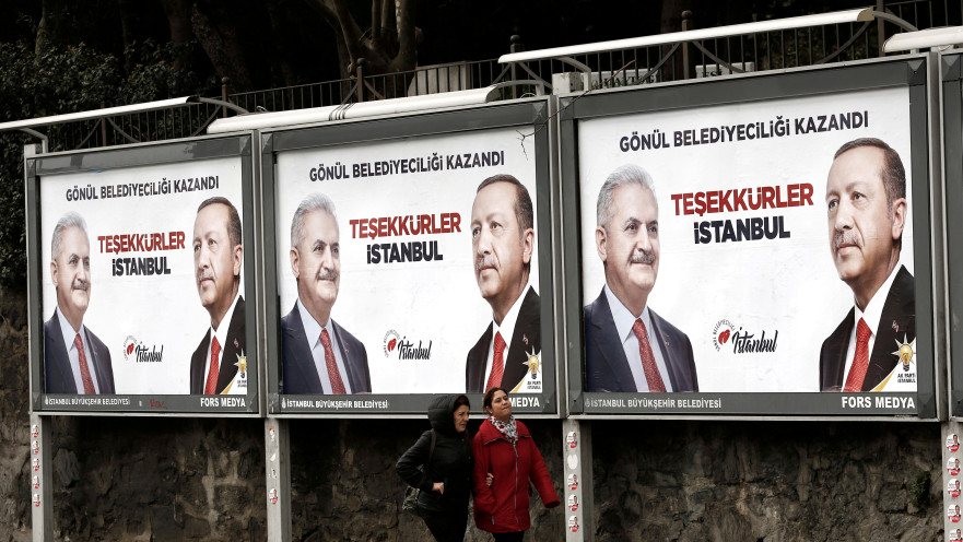 קמפיין בחירות בטורקיה