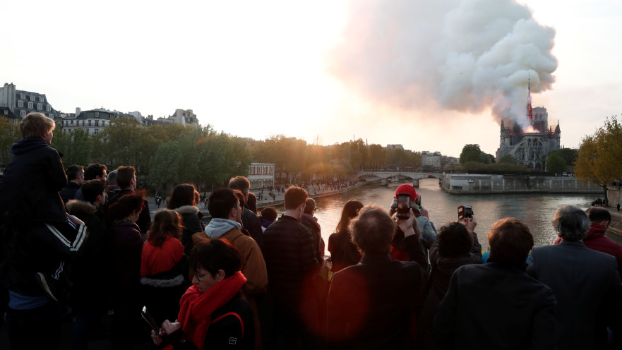 השריפה בקתדרלת נוטרדאם