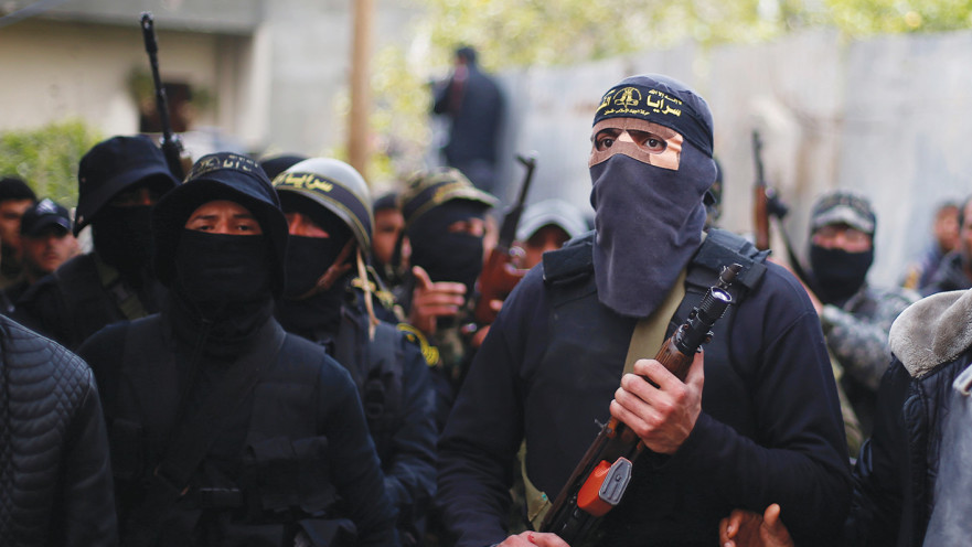 מחבלים של הג'יהאד האסלאמי בעזה