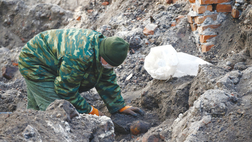 איתור שרידי הגופות בבריסק