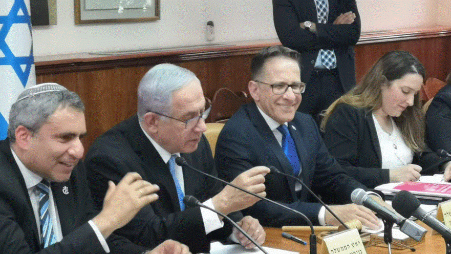 בנימין נתניהו בישיבת הממשלה