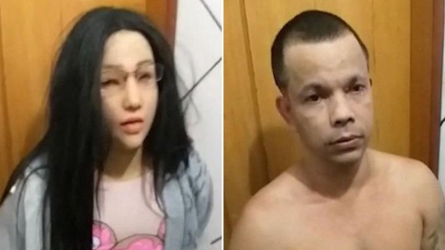 האסיר מחופש לבתו