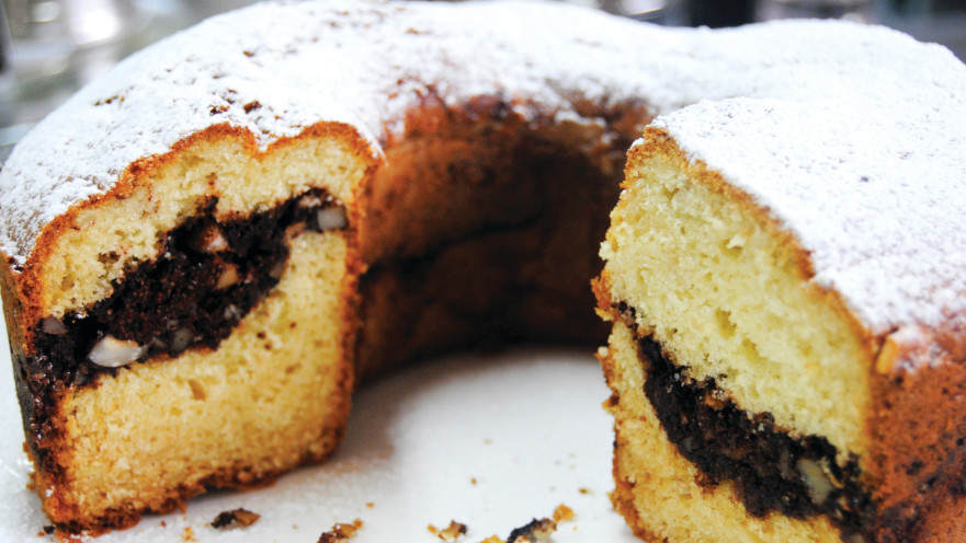 עוגת אגוזים וקינמון