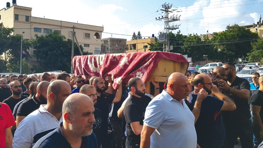 הלוייתו של קורבן רצח בבאקה אל גרבייה 