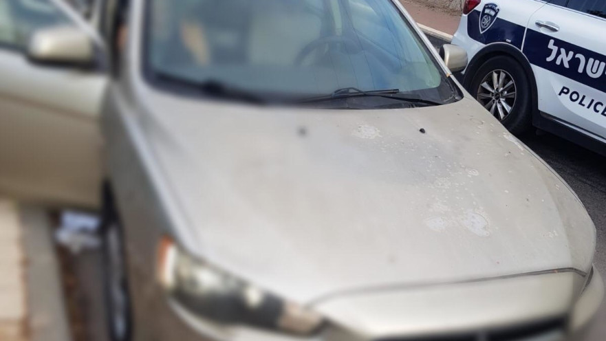 פורץ נרדם ברכב באשדוד