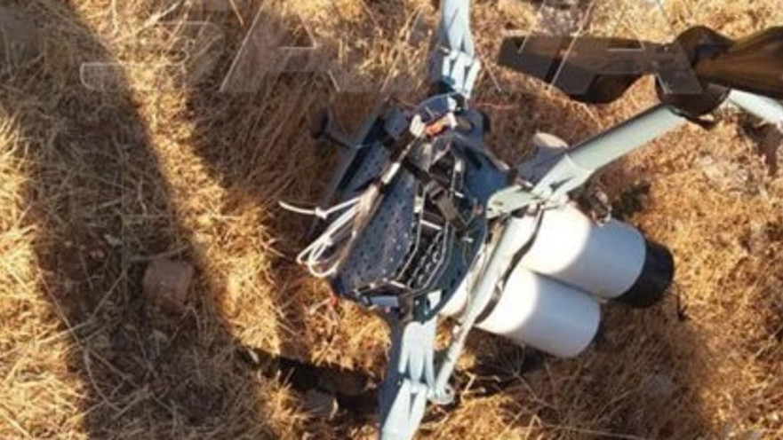 הרחפן שהופל סמוך לחרמון