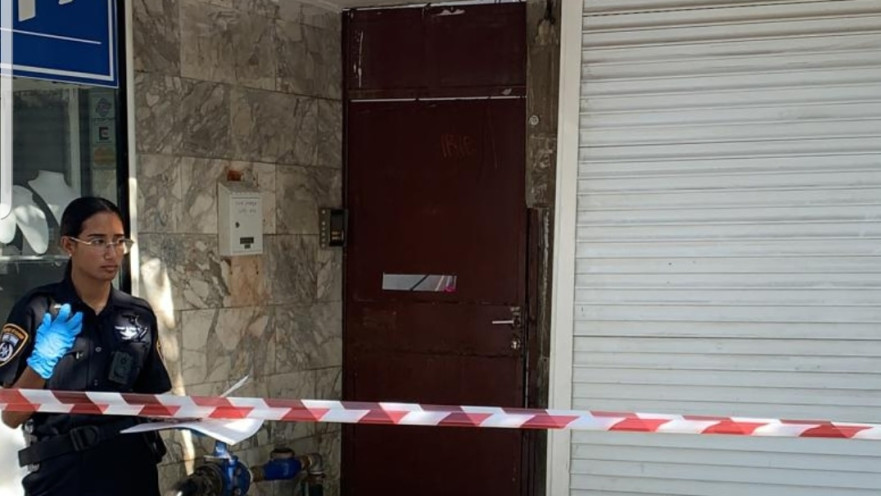 זירת האירוע בחיפה