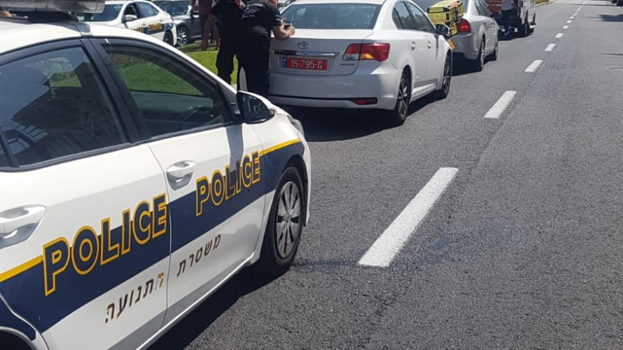 זירת אירוע הדריסה בקרית אתא