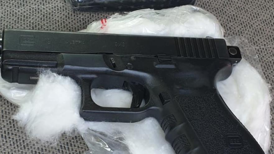 האקדחים שנתפסו