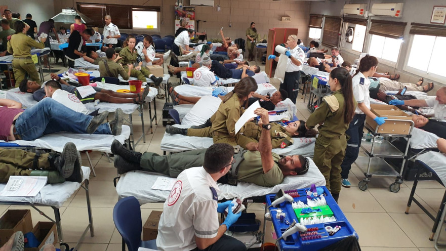 מבצע התרמת הדם של מד"א בשומרון