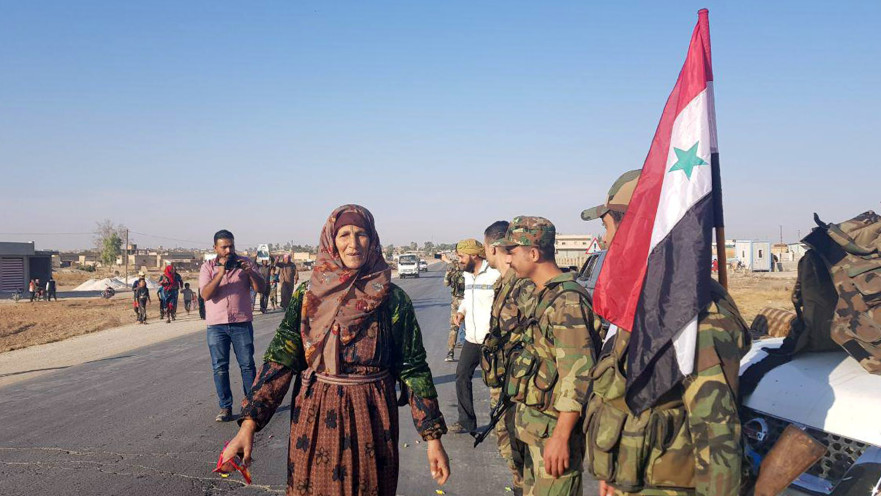 צבא סוריה נכנס לעיירה כורדית בצפון המדינה