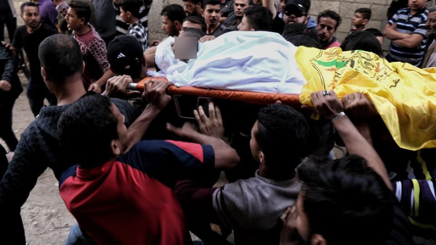 הלוויית ההרוג ברצועת עזה