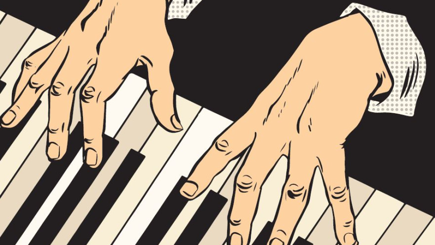 פסנתר, אילוסטרציה