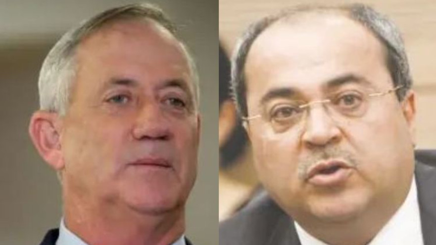 בני גנץ, אחמד טיבי