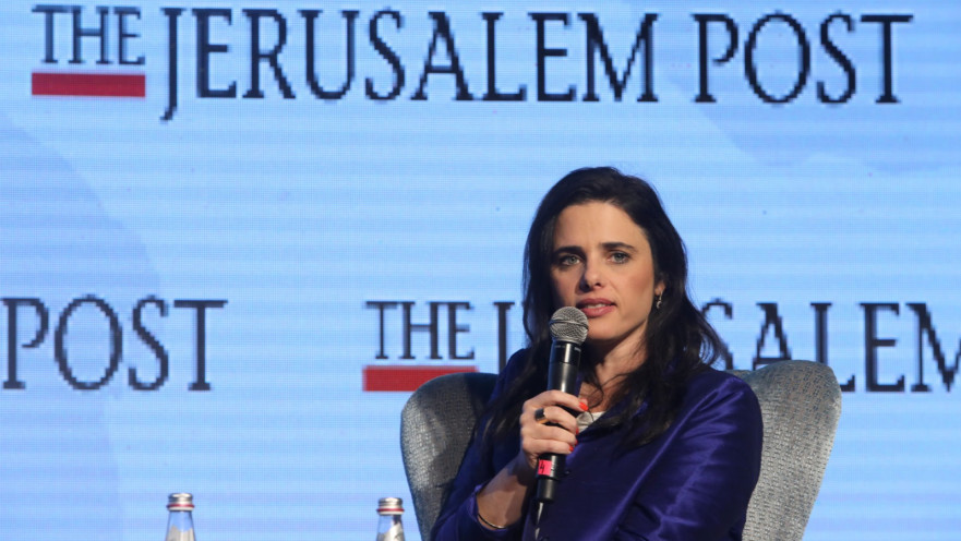 איילת שקד בוועידת ג'רוזלם פוסט