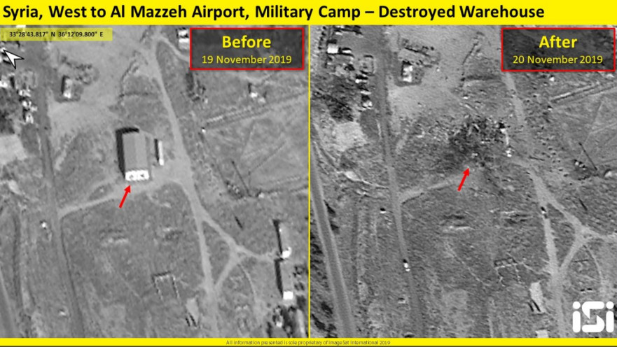 צילומים מתוך תקיפה בסוריה