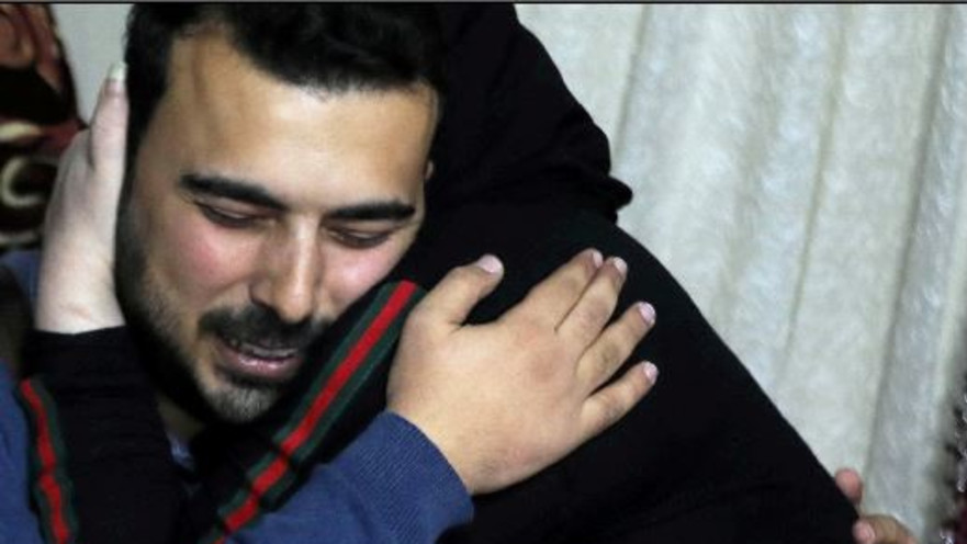 יאגי במפגש עם אמו