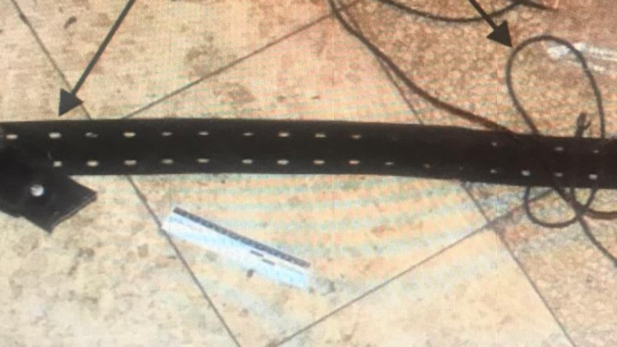 האזיקונים והחבל בו נקשר הקורבן