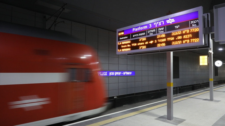 קו הרכבת המהיר בין ירושלים לתל אביב