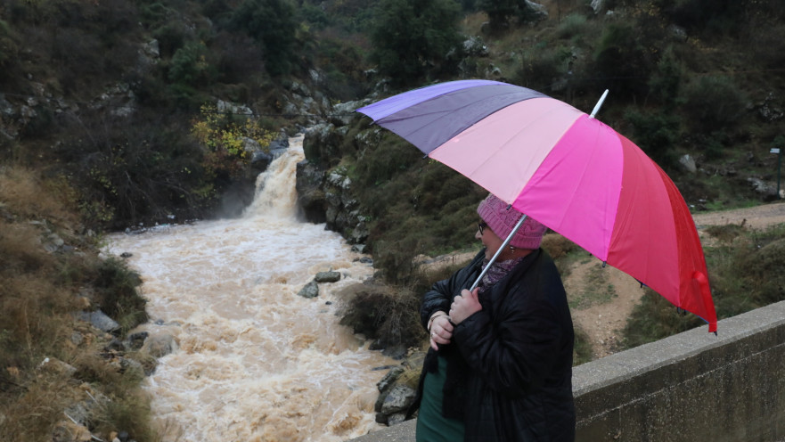 גשם במפל סער