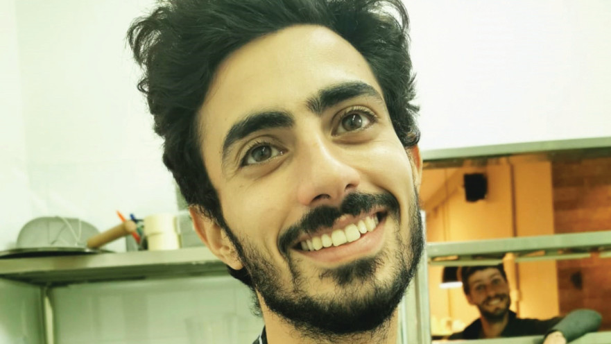 דין שושני ז"ל במסעדה