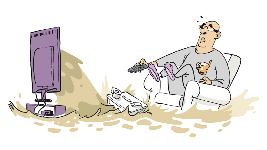 קופמן מנסה לא להתמודד עם ההצפות